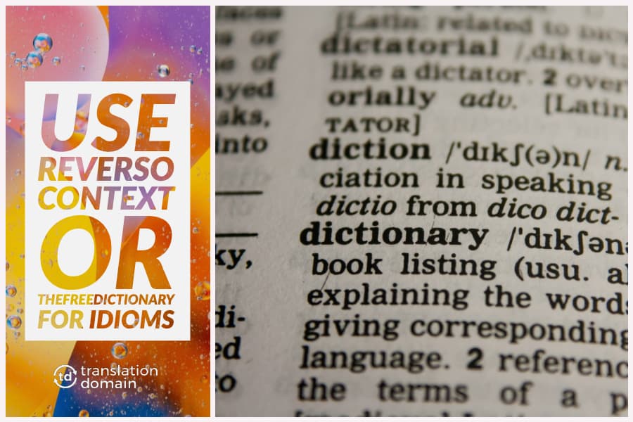 thumbnail reiterating the importante of dictionaries and termbases in translation